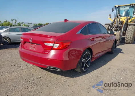 2018 Honda Accord Sport from USA, damaged, VIN 1HGCV1F37JA160587
